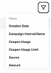 Ability to filter customer coupons by customer ID